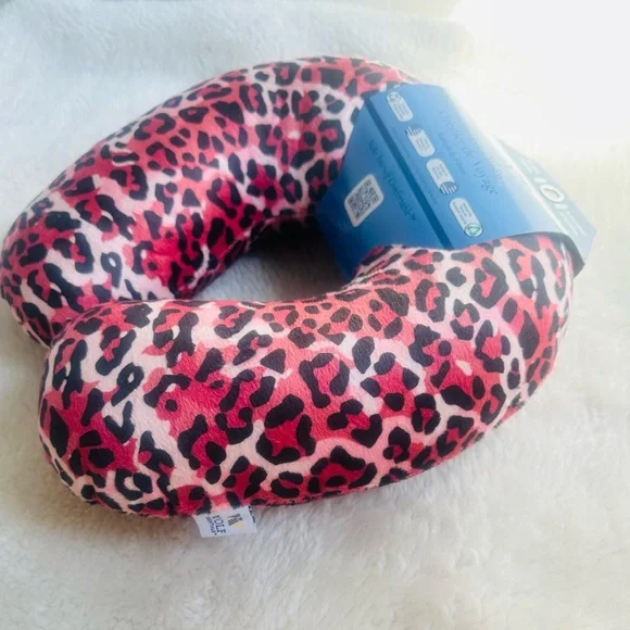 Animal Print Travel Neck Pillow Super Soft NEW - Picture 4 of 6